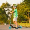 Roller összecsukható WORKER Plofi világító kerekekkel