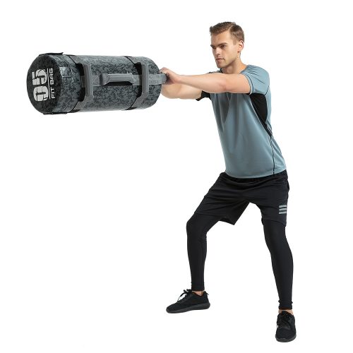 Erősítő zsák fogantyúkkal Fitbag Camu 20 kg