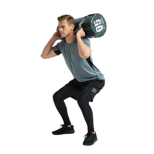 Erősítő zsák fogantyúkkal Fitbag Camu 30 kg