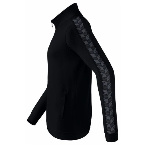 Erima férfi Essential Team álló nyakú, cipzáros melegítőfelső - fekete // kifutó modell