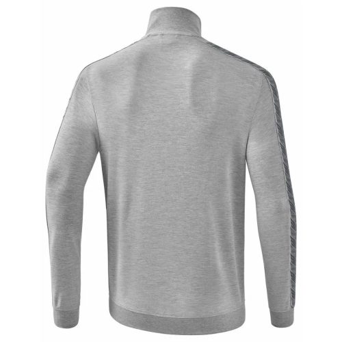 Erima férfi Essential Team álló nyakú, cipzáros melegítőfelső - szürke // kifutó modell