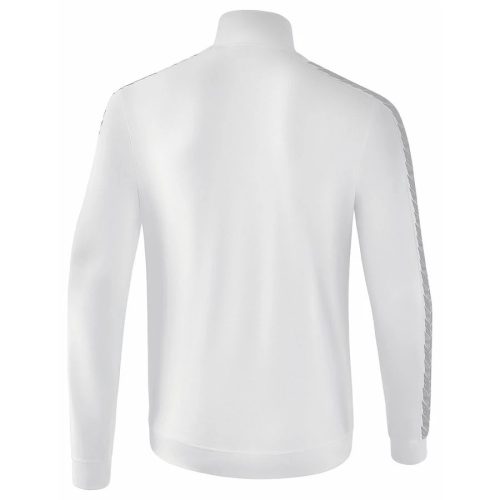Erima férfi Essential Team álló nyakú, cipzáros melegítőfelső - fehér // kifutó modell