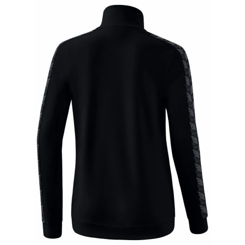 Erima női Essential Team álló nyakú, cipzáros melegítőfelső - fekete // kifutó modell