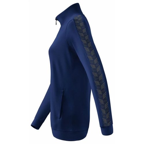 Erima női Essential Team álló nyakú, cipzáros melegítőfelső - kék // kifutó modell