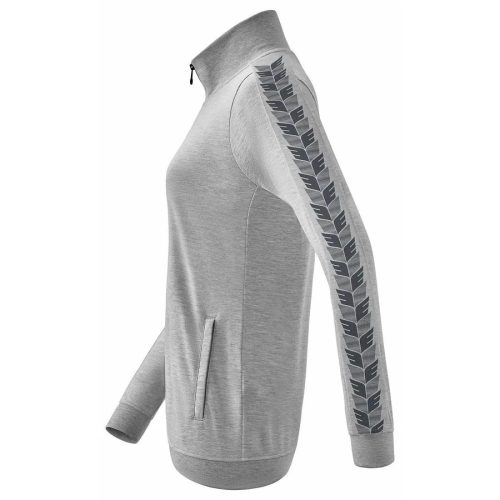 Erima női Essential Team álló nyakú, cipzáros melegítőfelső - szürke // kifutó modell