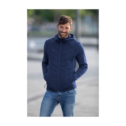 Erima férfi funkcionális steppelt kabát - sötétkék
