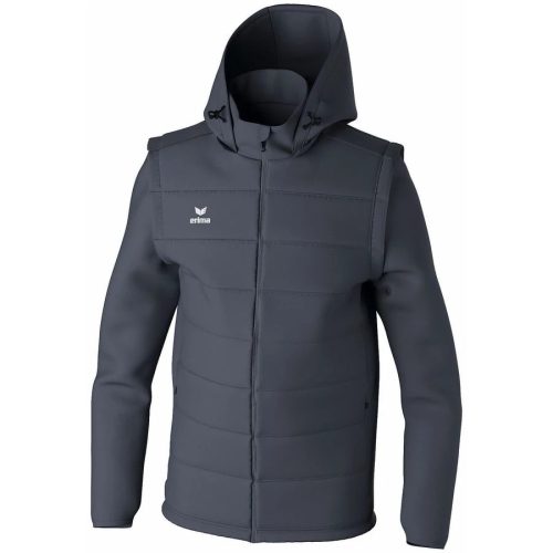 Erima unisex levehető ujjú kabát - szürke