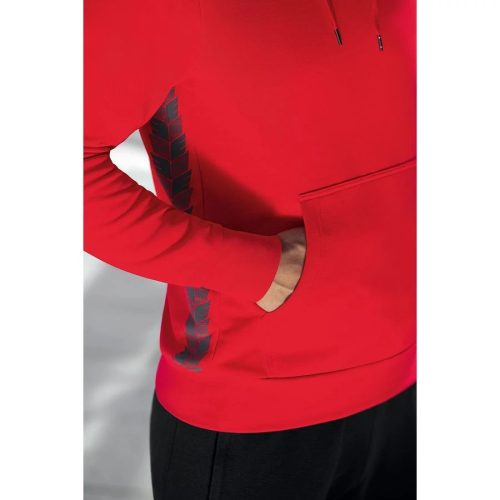 Erima férfi Essential Team kapucnis pulóver - piros // kifutó modell