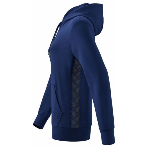 Erima női Essential Team kapucnis pulóver - kék // kifutó modell