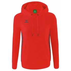   Erima női Essential Team kapucnis pulóver - piros // kifutó modell