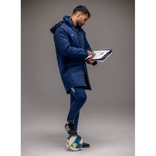 Erima unisex CMPT Stadium kabát - sötétkék