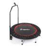 Jumping fitness trambulin kapaszkodóval profi digital 140 cm
