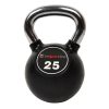 Kettlebell gumis, krómozott fogantyúval 25 kg