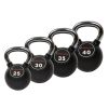 Kettlebell gumis, krómozott fogantyúval 25 kg
