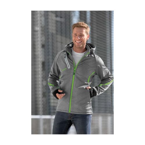 Erima férfi funkcionális softshell kabát - szürke