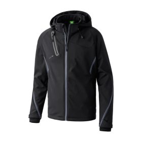 Erima férfi funkcionális softshell kabát - fekete