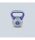 Sveltus kettlebell Fit 6 kg