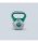 Sveltus kettlebell Fit 10 kg
