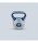Sveltus kettlebell Fit 12 kg