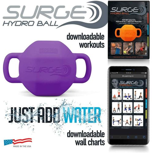 Surge Hydro Ball 25 - Vízzel töltött Kettlebell lila